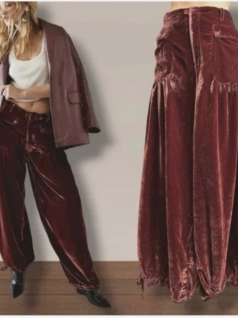 We the free  Velvet Lotus Pants